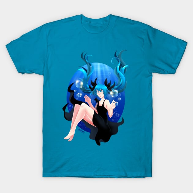 Vocaloid - Deep sea Girl T-Shirt by Kisetsukaze
